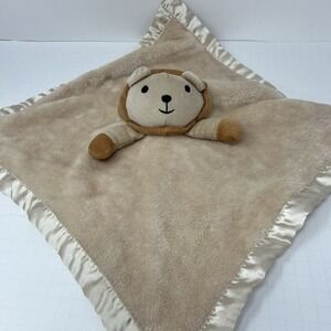 Pro Goleem Lion Lovey Security lovies Satin Lined Plush Baby‎ Comforter 16x16
